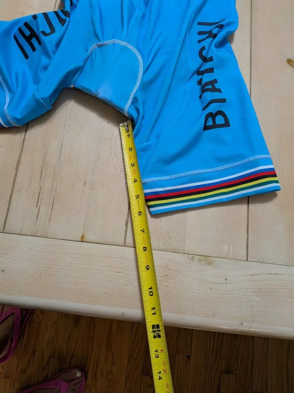 Retro Cycling Gear Bianchi 70 Bib Cycling Shorts Celeste Blue $XL Padded, NWT